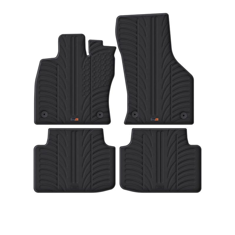 VW Passat Rubber Car Mats (2014-2019)