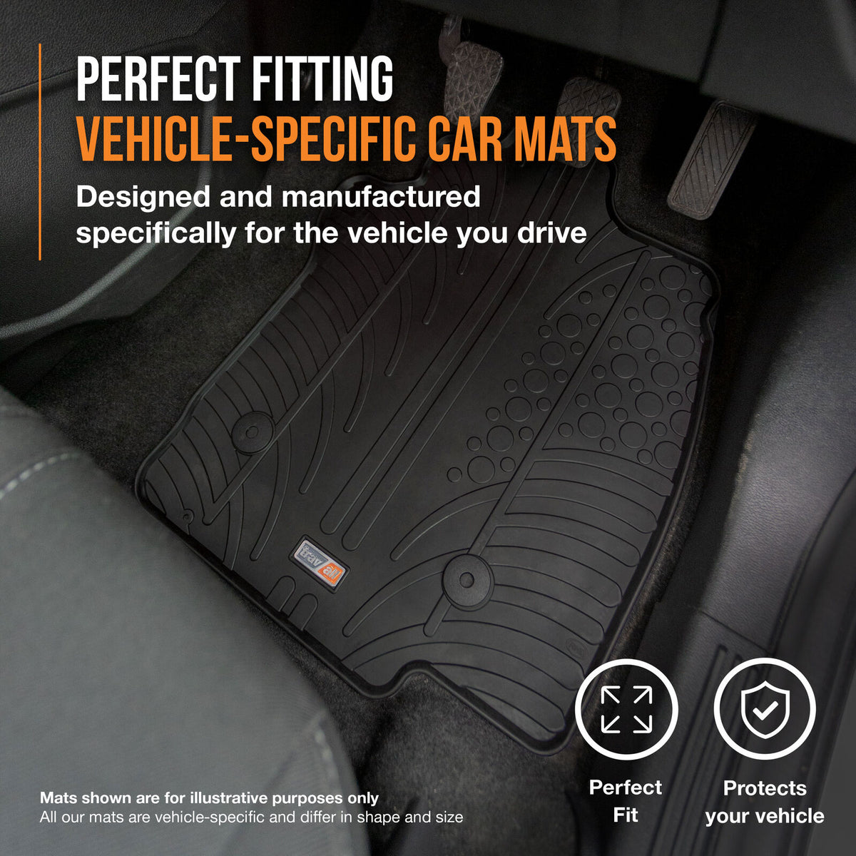 Volvo C40 Rubber Car Mats (2021-)