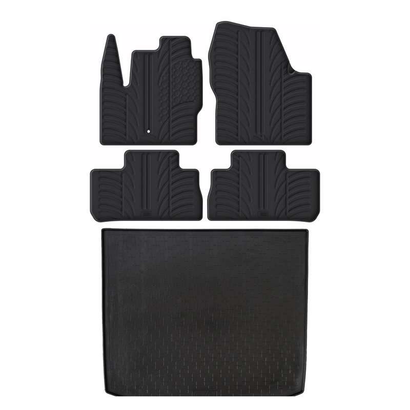 Pack tapis de coffre et tapis auto en caoutchouc pour Land Rover Freelander (2006-2014)