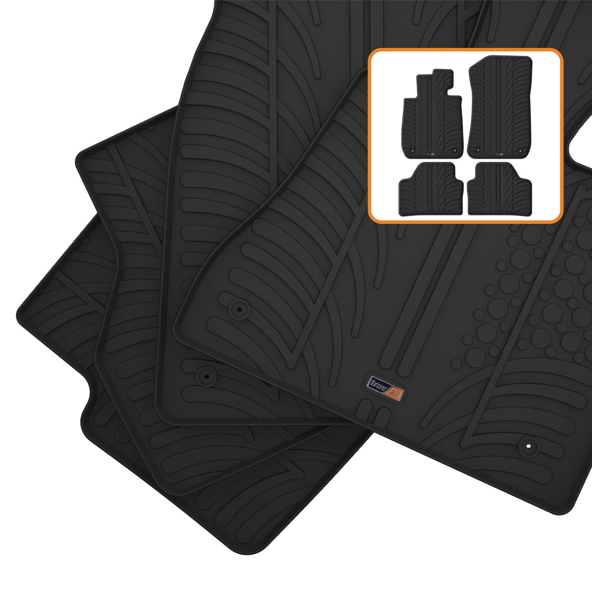 BMW X1 Rubber Car Mats (2009-2012)