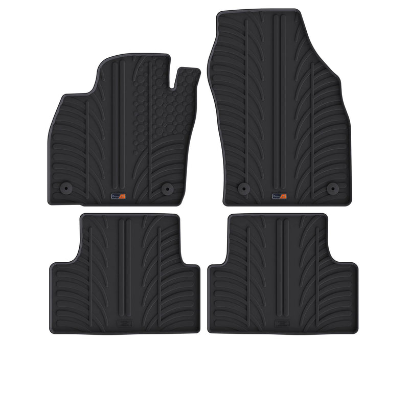 VW T-Cross Rubber Car Mats (2018-2024)
