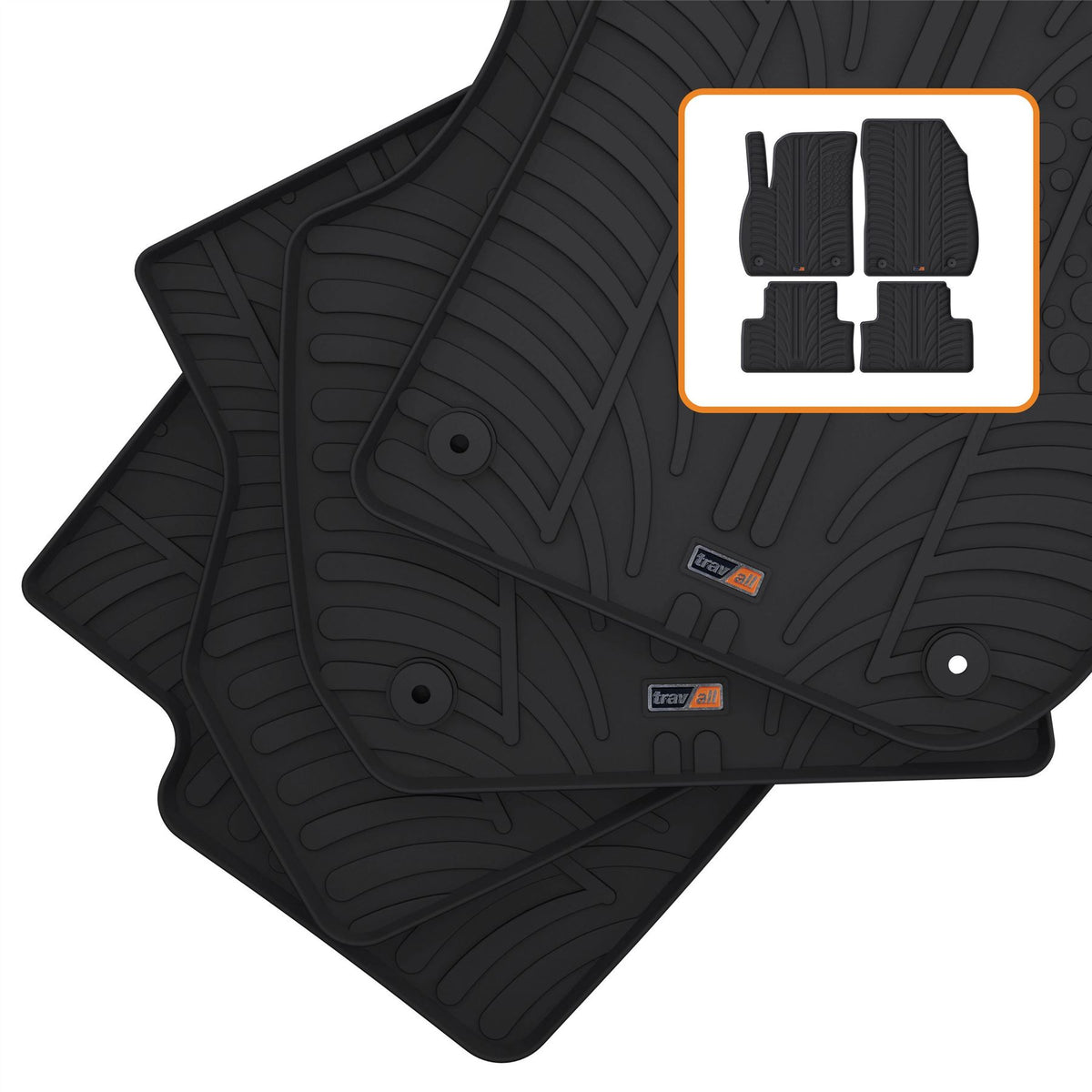 Mattes de voitures en caoutchouc Opel Zafira Tourer (2011-2019)