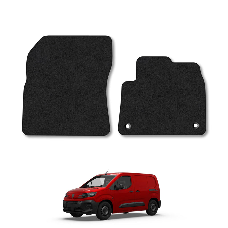 Peugeot Partner (2018+) [Twist Clip] Carpet Floor Mat
