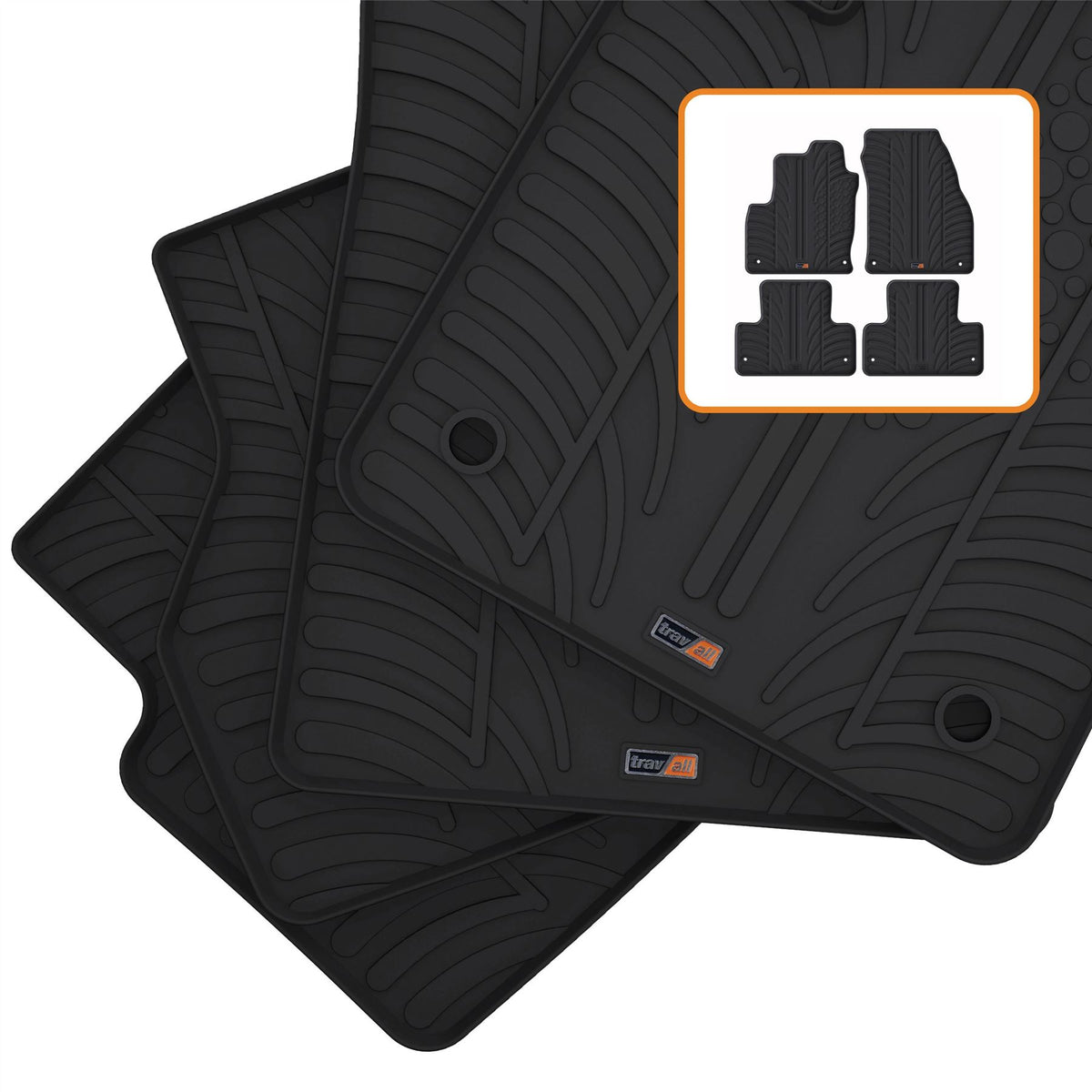 Land Rover Range Rover Evoque Coup� Rubber Car Mats (2011-2018)