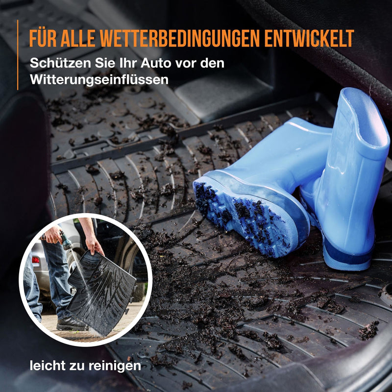 Gummi-Fußmatten für Dacia Duster (2017–2024)