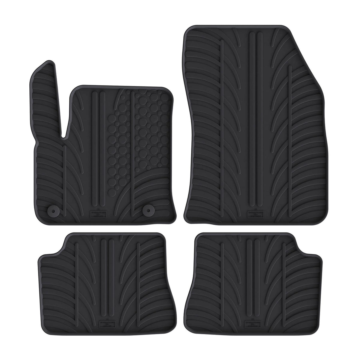 Mattes de voitures en caoutchouc Peugeot E-208 (2020-on)