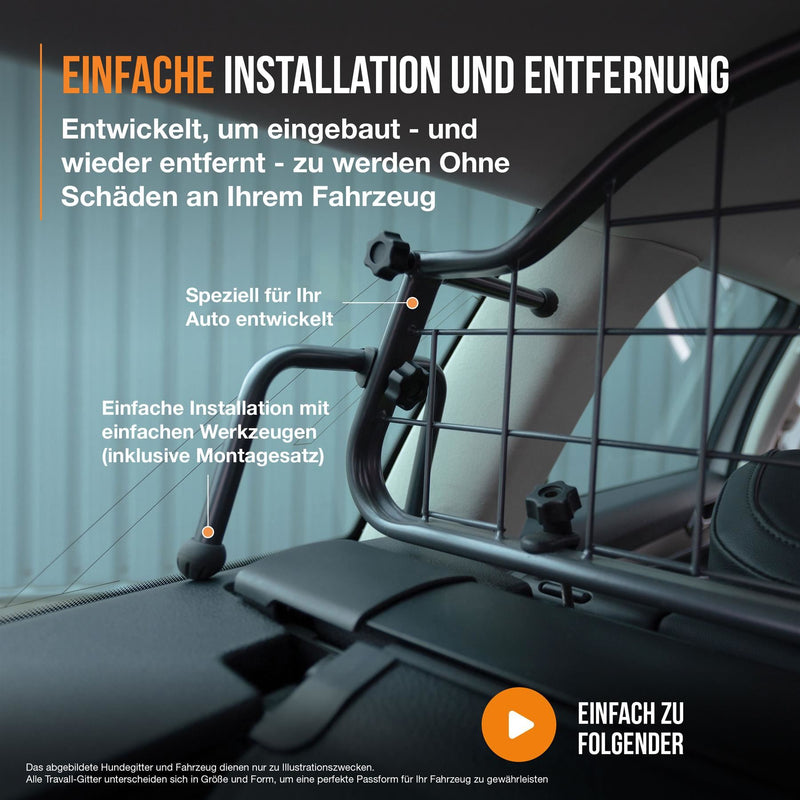 Audi Q2 Hundegitter und Trenngitter Set (2016-2020)