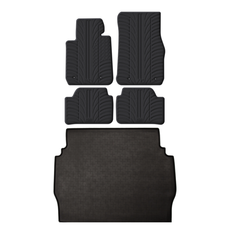 BMW 1 Series Rubber Boot Liner and Rubber Car Mats Bundle (2011-2019)
