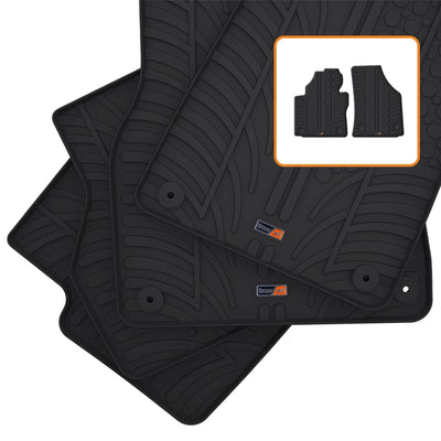 VW Caddy Maxi Van Rubber Car Mats (2007-2020)