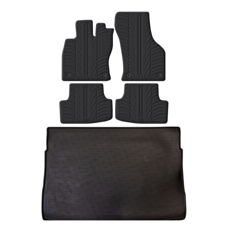 Pack tapis de coffre et tapis auto en caoutchouc pour VW Golf (2020-)