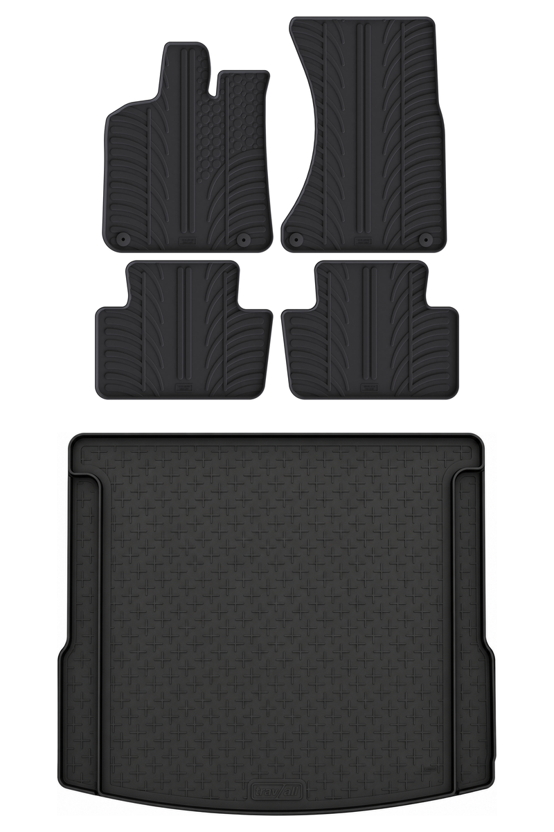 Pack tapis de coffre et tapis auto en caoutchouc pour Porsche Macan (2014-2024)