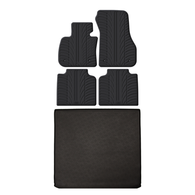 Pack tapis de coffre et tapis auto en caoutchouc pour BMW 2 Series Gran Tourer (2015-2021)