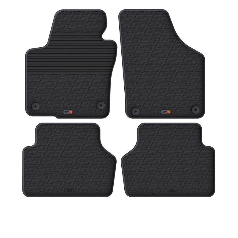 VW Tiguan Rubber Car Mats (2007-2016)