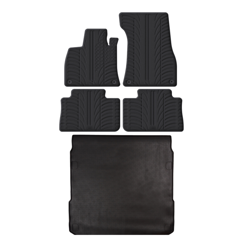Pack tapis de coffre et tapis auto en caoutchouc pour Audi e-tron (2019-2023)