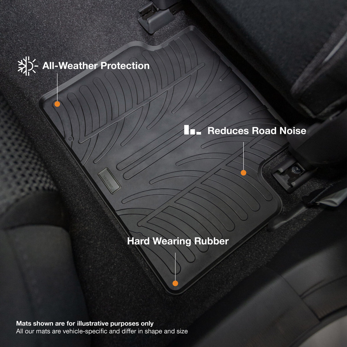 Volvo C40 Rubber Car Mats (2021-)