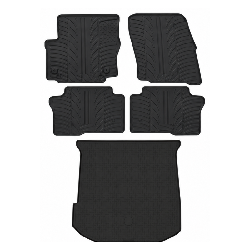 Pack tapis de coffre et tapis auto en caoutchouc pour Ford Mondeo (2010-2014)
