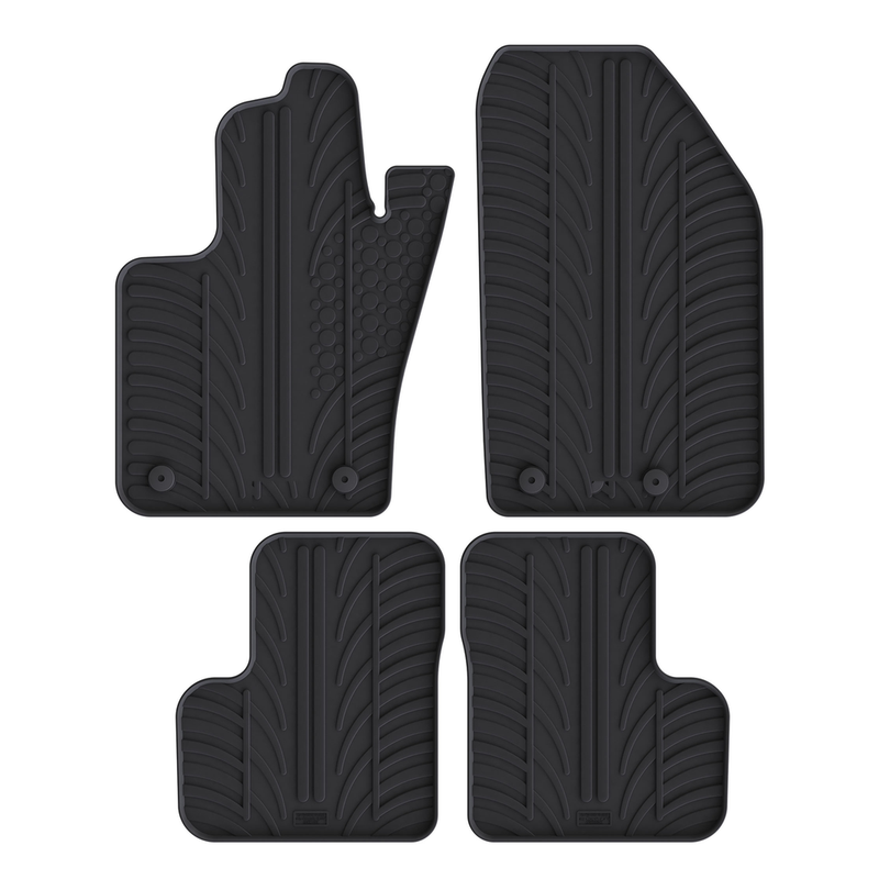 Tapis auto en caoutchouc pour Fiat 500X (2014-2024)