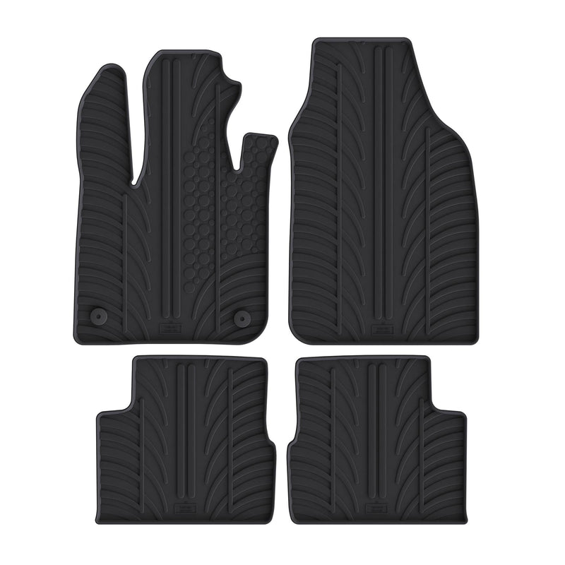 Fiat 500e Hatchback Rubber Car Mats (2020-)