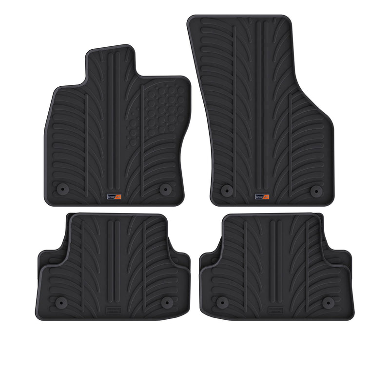 Audi A3 Hatchback Rubber Car Mats (2016-2020)
