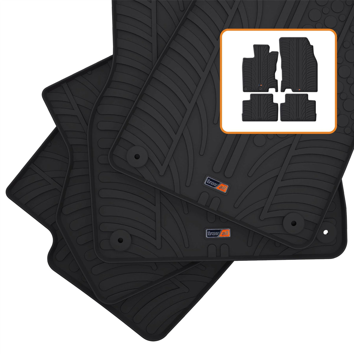 Nissan Qashqai Rubber Car Mats (2017-2021)