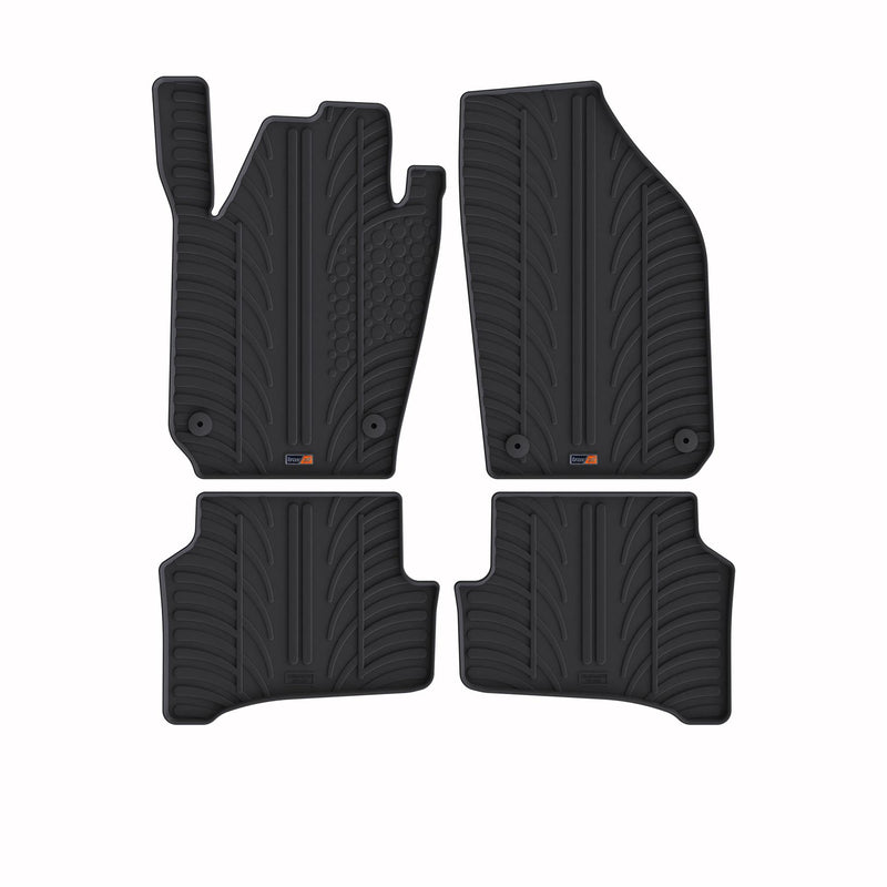 Skoda Fabia Rubber Car Mats (2019-2021)