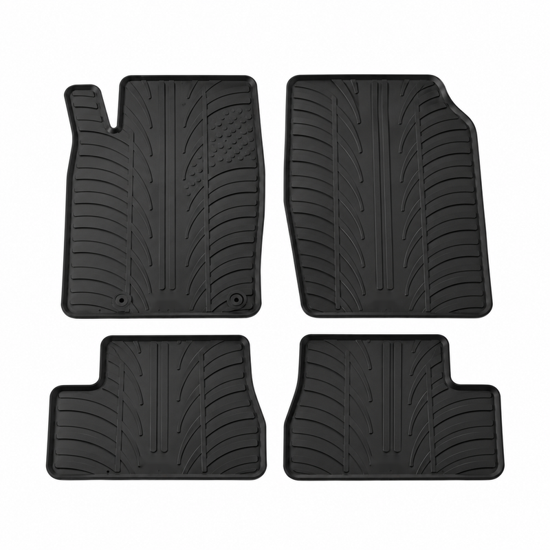 Tapis auto en caoutchouc pour Peugeot 206 (1999-2012)