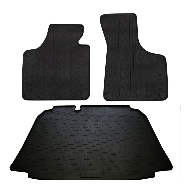 Pack tapis de coffre et tapis auto en caoutchouc pour Audi A3 (2003-2012)