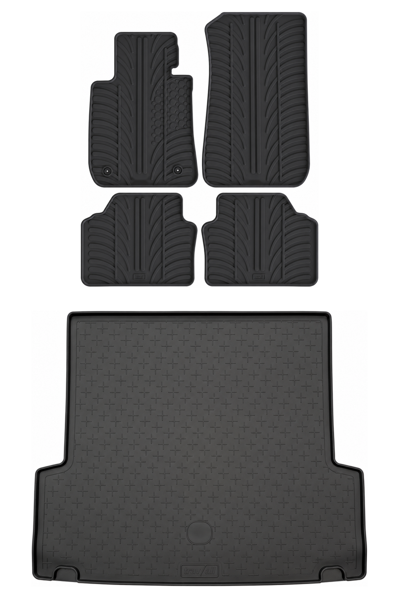 BMW 3 Series Rubber Boot Liner and Rubber Car Mats Bundle (2005-2012)