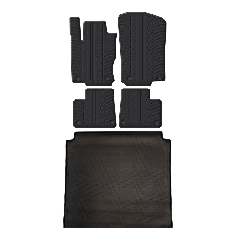 Pack tapis de coffre et tapis auto en caoutchouc pour Mercedes GLE (2015-2019)