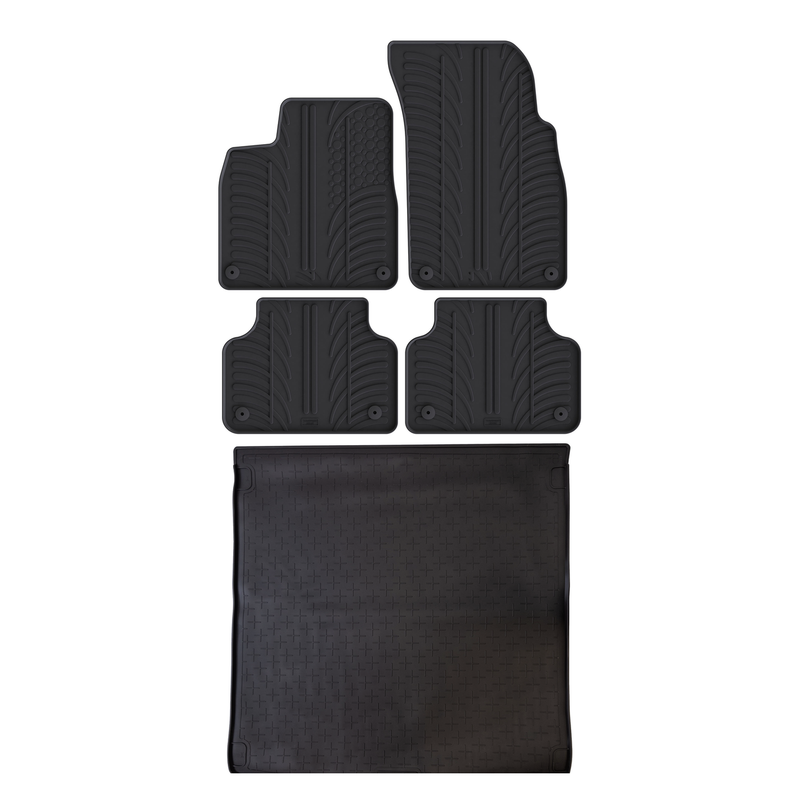 Pack tapis de coffre et tapis auto en caoutchouc pour Audi Q8 (2018-)
