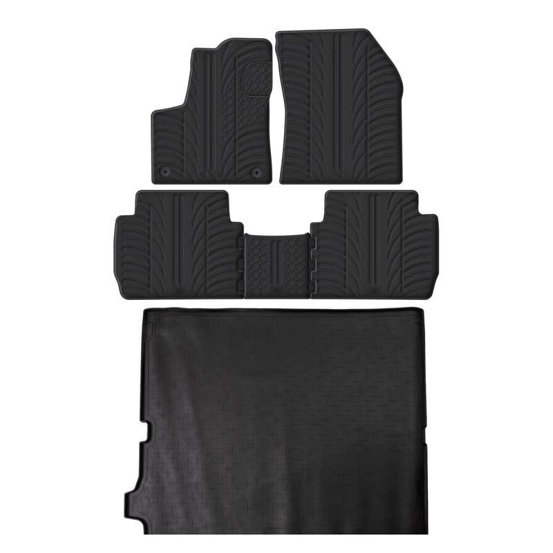 Peugeot 5008 Rubber Boot Liner and Rubber Car Mats Bundle (2016-2024)