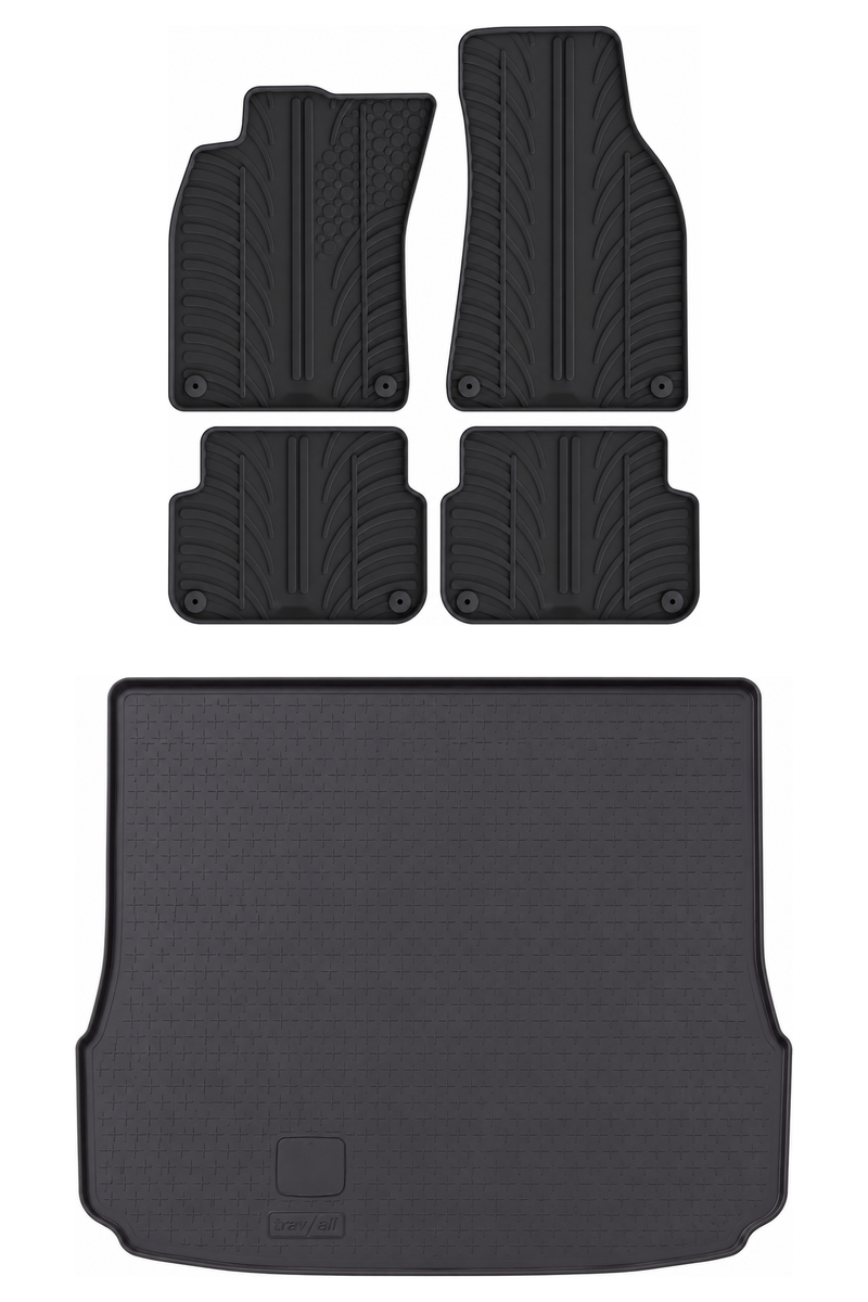 Audi A6 Rubber Boot Liner and Rubber Car Mats Bundle (2004-2011)
