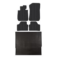 BMW X1 Rubber Boot Liner and Rubber Car Mats Bundle (2009-2015)